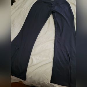 Womans Xl Sports wear spandex with bell bottomslits